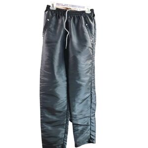 Jamie Sadock Womens Black Golf Pants Sz M Lined Pullon Elastic Waist